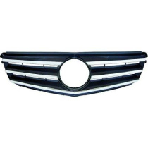 MERCEDES C-Class W204 07-11 Svart/Krom Avantgarde Sportgrill Utan Emblem DIEDERICHS